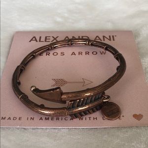 Alex And Ani Rose Gold Arrow Wrap